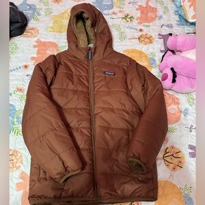 Patagonia Chocolate Brown Hooded Jacket